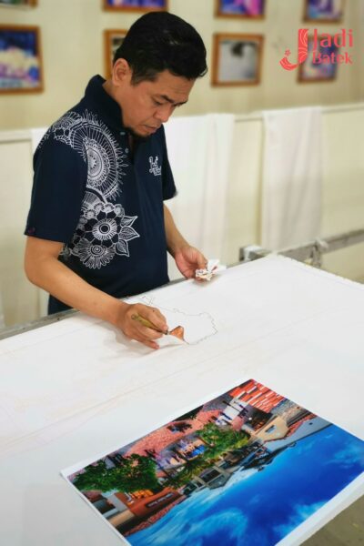 Custom Batik Painting Service 3' x 2'
