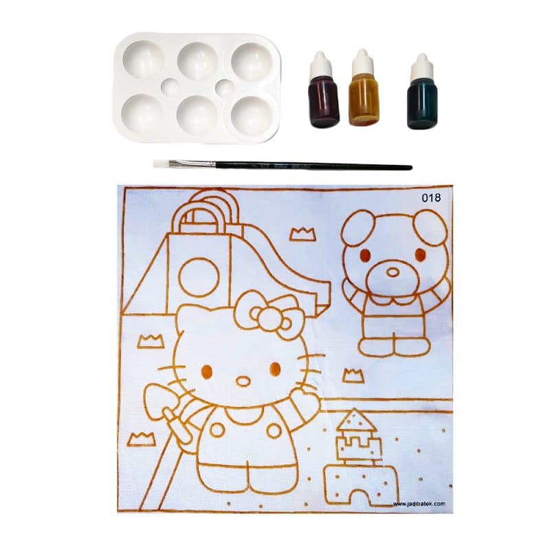 Batik DIY painting kit | Kitty | SD215- 018