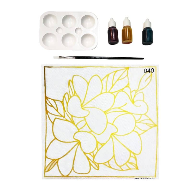 Batik DIY painting kit | Orchid Flowers | SD215- 040