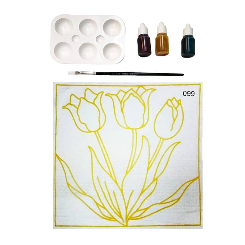 Batik DIY painting kit | Tulip flower | SD215- 099