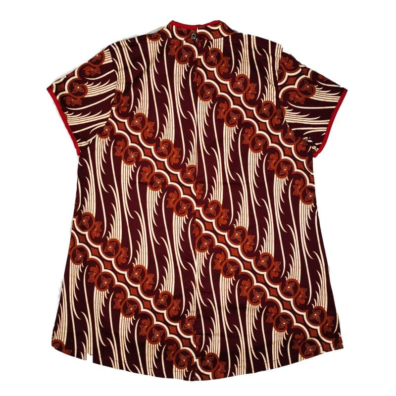 Batik Lady blouse Oriental Design | BW095B-0002 - Image 2