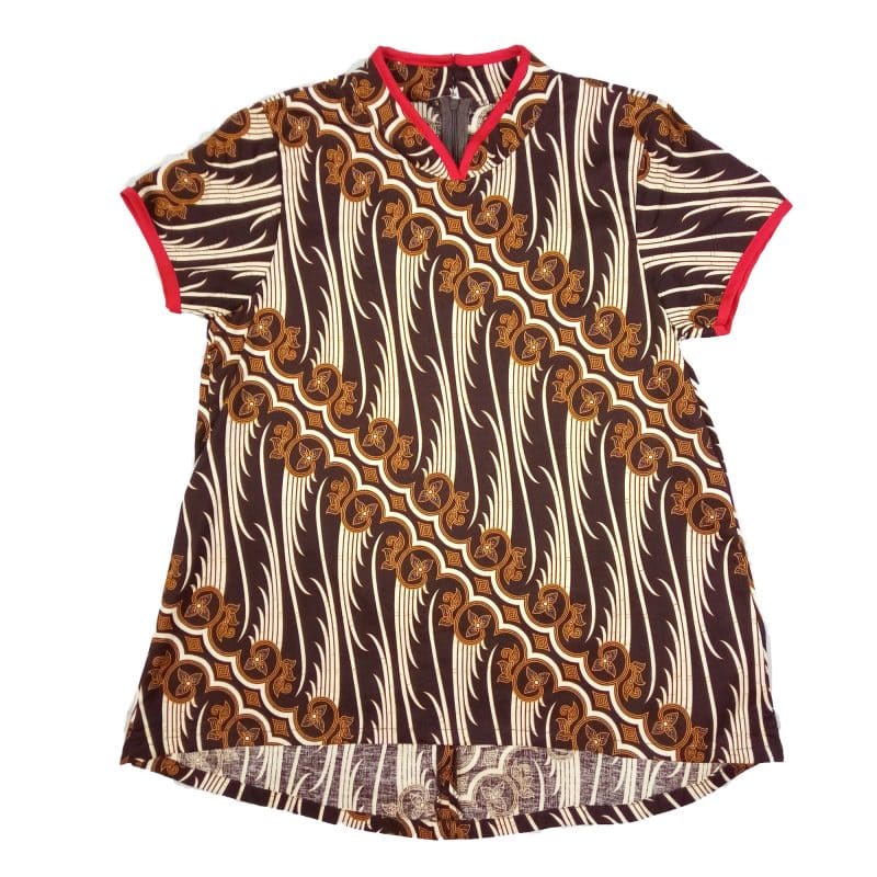 Batik Lady blouse Oriental Design | BW095B-0003