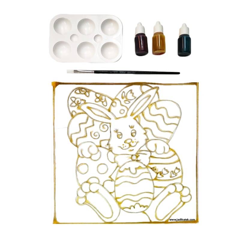 Batik DIY painting kit | Easter Rabbit eggs | SD215- 155