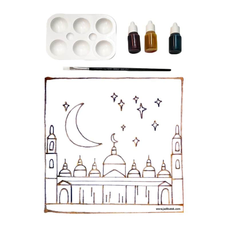 Batik painting kit | Hari Raya theme mosque | SD215-162