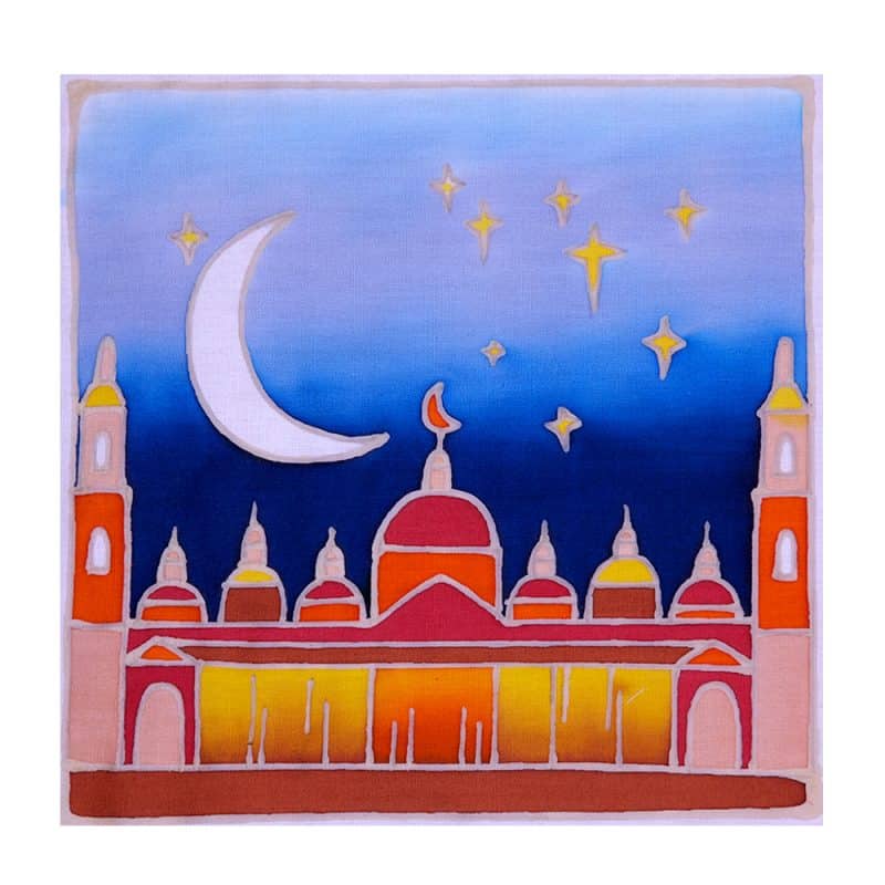 Batik painting kit | Hari Raya theme mosque | SD215-162 - Image 2