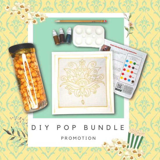 Batik DIY painting kit – Popcorn Promotion!
