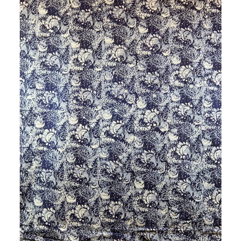 Blue Cotton Batik fabric by the meter | BC011-0224