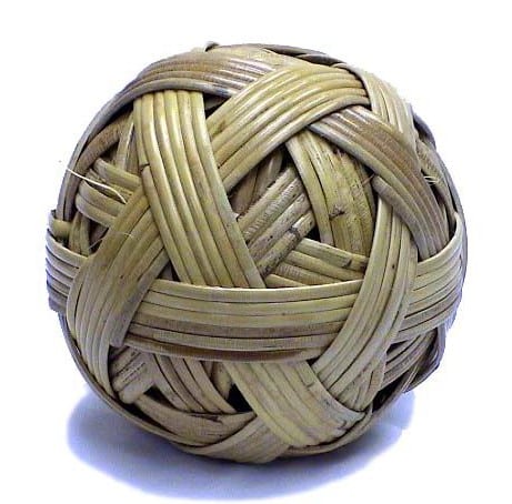 Perfect2desire Rattan Sepak Takraw Ball - Traditional Kick Volleyball Sport Ball - Standard 5 Inch Wicker Ball For Training