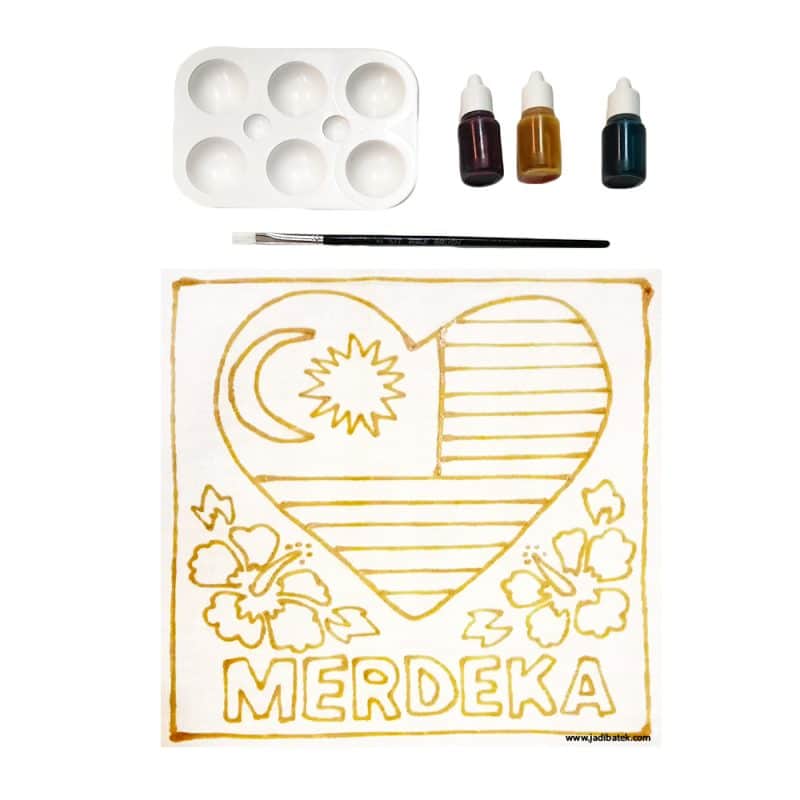 Batik DIY painting kit | Merdeka Coloring | SD215-203