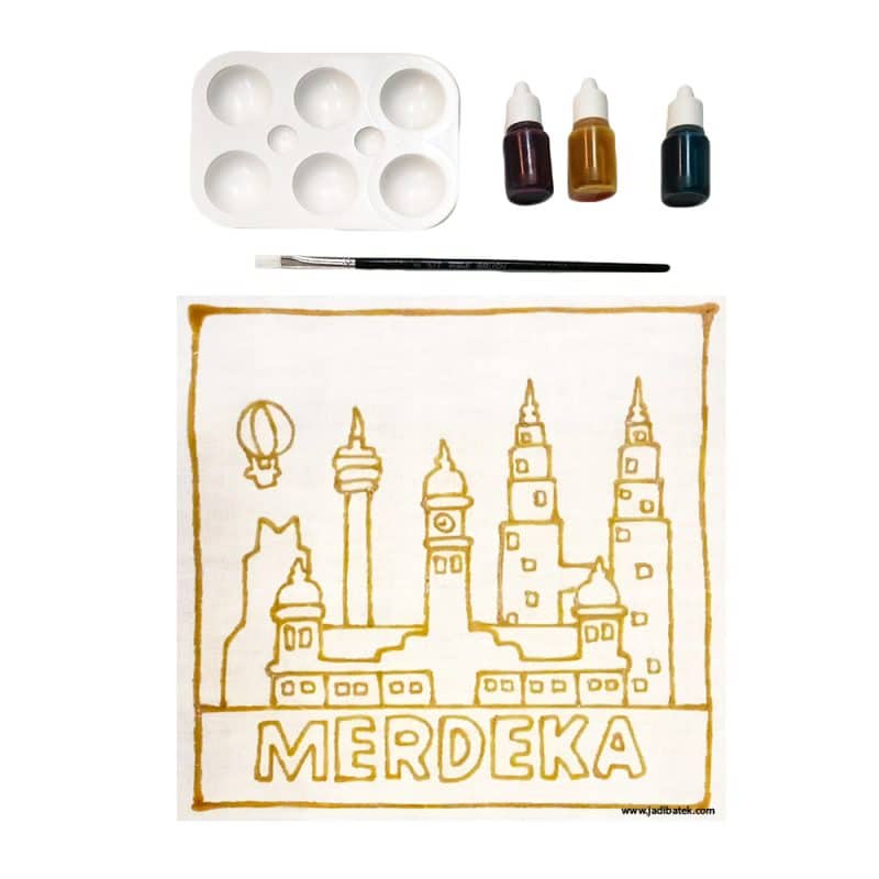 Batik DIY painting kit | Merdeka Coloring | SD215-205