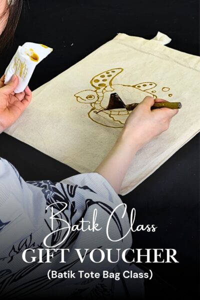 (Gift Voucher) Batik tote bag DIY at Jadi Batek