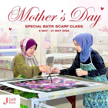 Mother’s Day Special Batik Scarf Activity