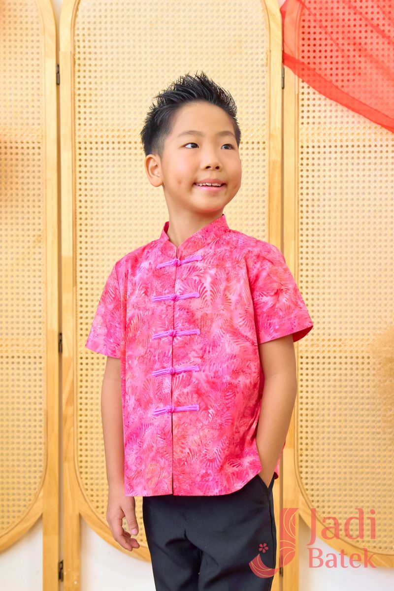 Boy Batik Shirt | CNY Collection | BH022-1 - Image 3