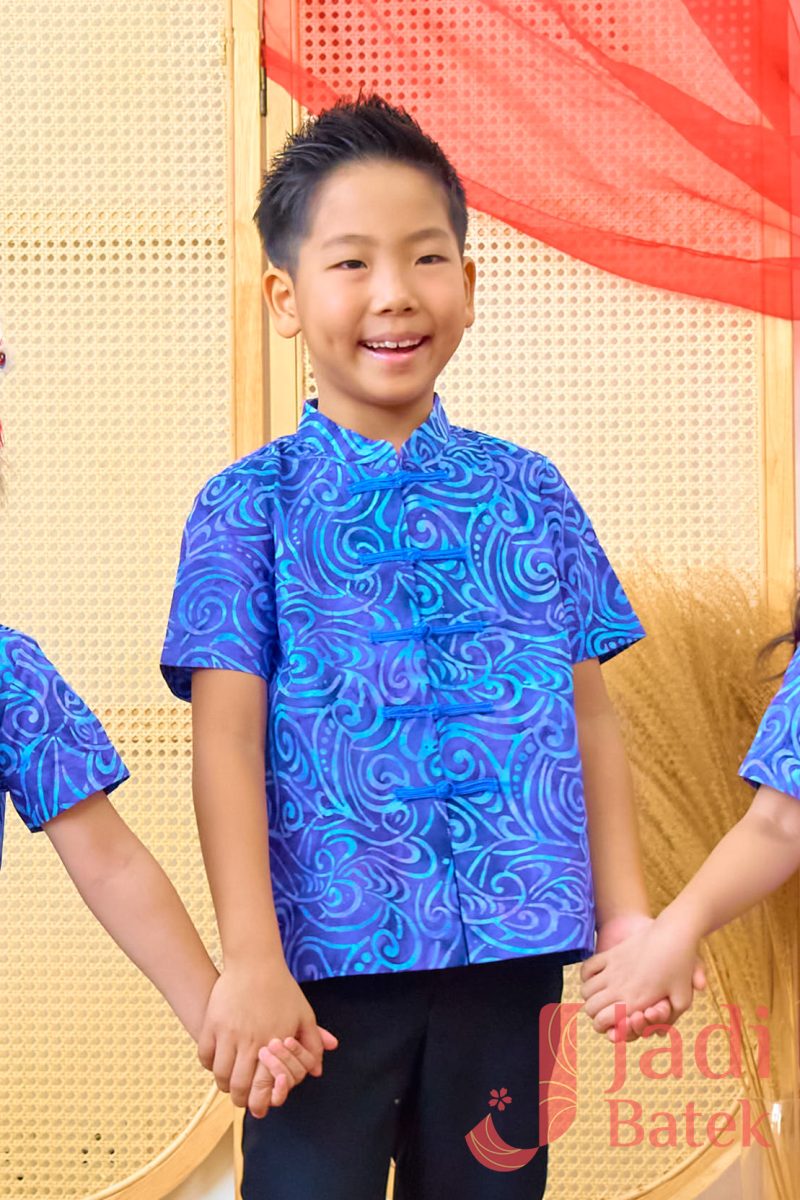 Boy Batik Shirt | Chinese New YearCollection | BH022-3 - Image 2