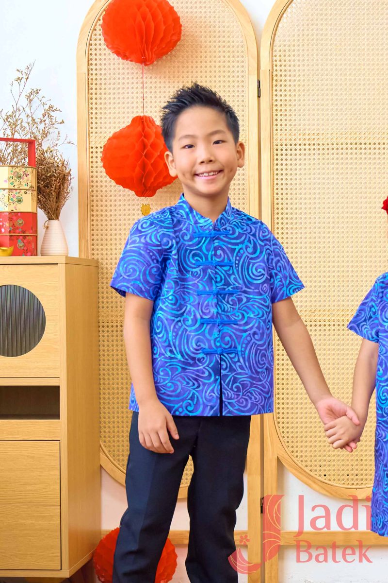 Boy Batik Shirt | Chinese New YearCollection | BH022-3 - Image 4