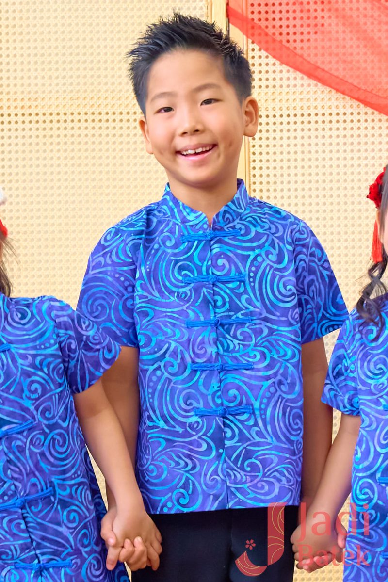 Boy Batik Shirt | Chinese New YearCollection | BH022-3 - Image 6