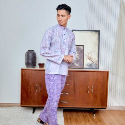 Baju Melayu Cekak Musang Set (Top & Pants) | Raya Collection | DR133, DR134 (Cotton)