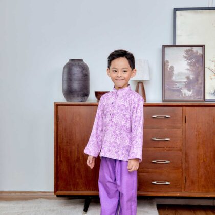 Boy Baju Melayu Cekak Musang | Raya Collection | DR137, DR138 Pink