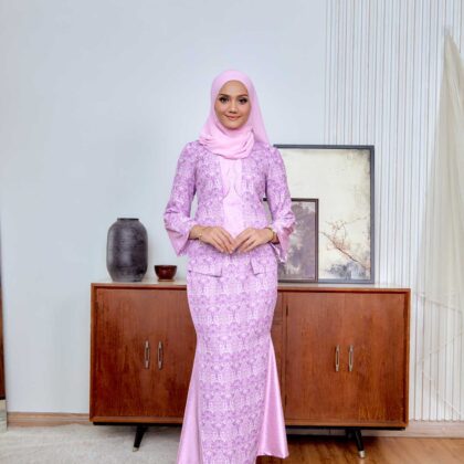 Kebaya Set (Top & Skirt) | Raya Collection | DR135, DR136 Pink