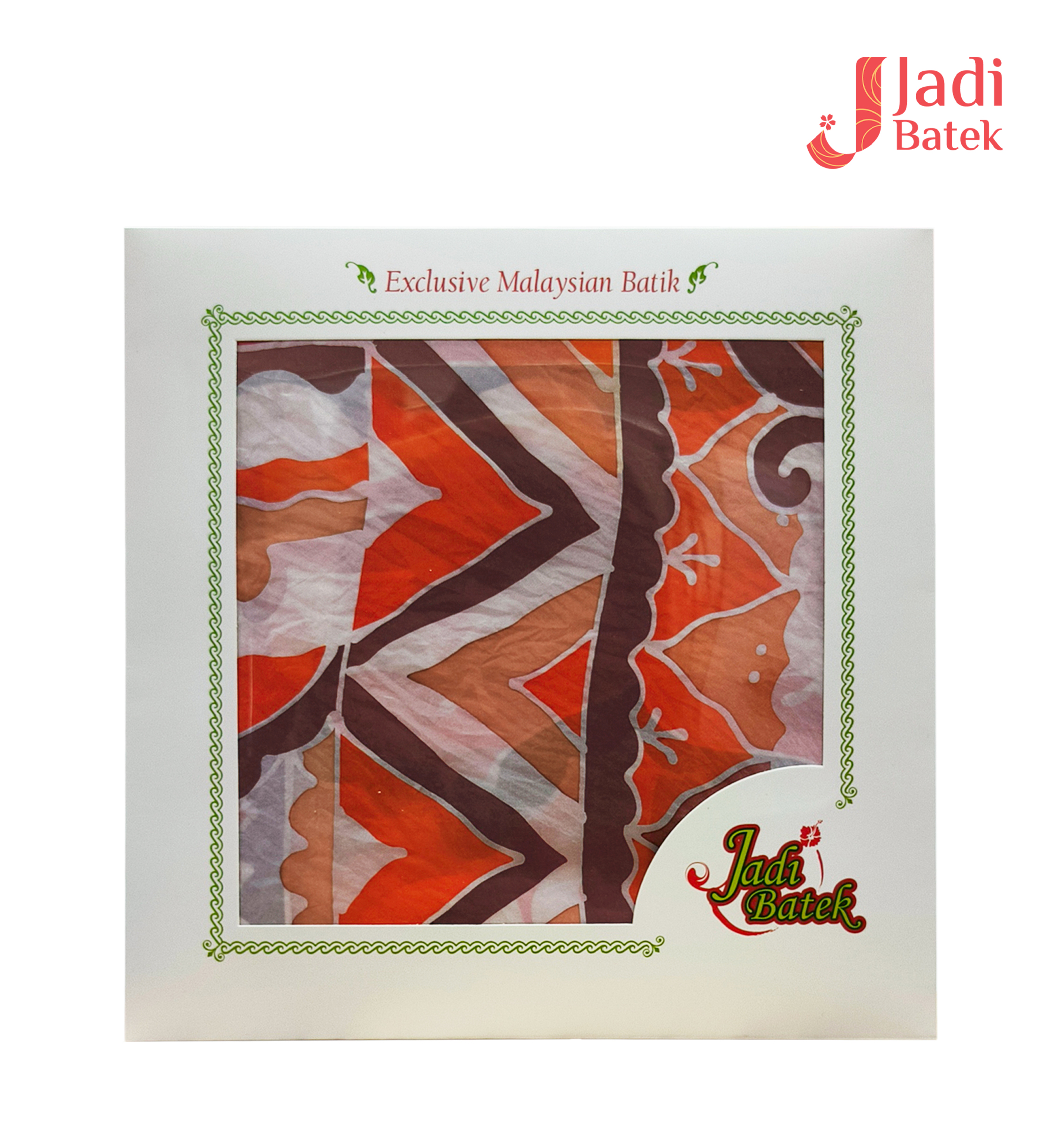 Handcrafted Batik Silk Scarves I BC021-10 - Image 3