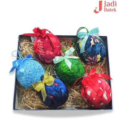 Batik Christmas Ornament | Ball shape | BP140-03