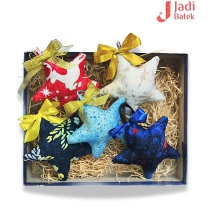 Batik Christmas Ornament | Star shape | BP140-02