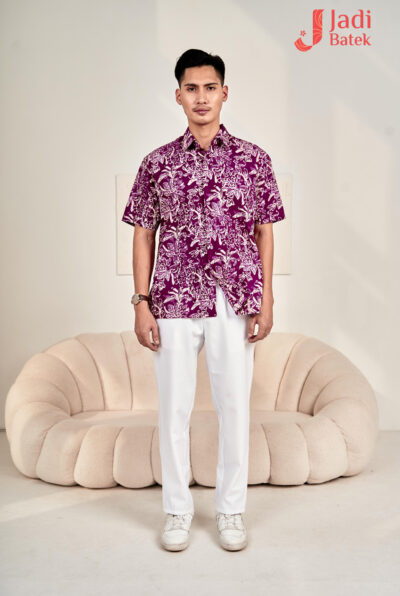 Short sleeve Batik Shirt Collection | Hand Block | M Size | BM006-151