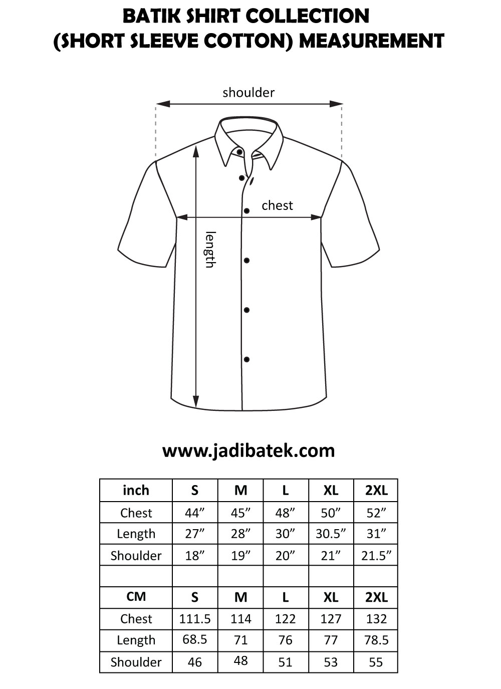 Short Sleeve Batik Shirt | Hand Block | Bm006-156 (Monochrome) - Authentic Malaysian Batik
