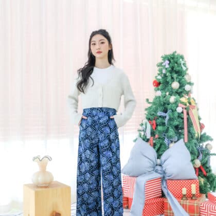 Festive Wide Leg Pants Batik Collection | Hand Block | BW168