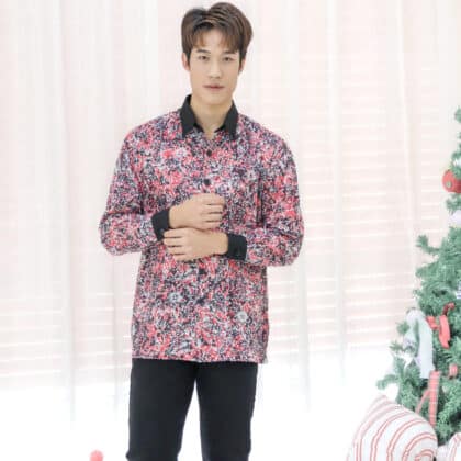 Festive Batik Shirt (Long Sleeve) Collection | Hand Block | BM060