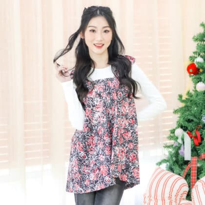 Festive Self Tie Ribbon Tops Batik Collection | Hand Block | BW167