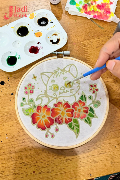 Mini Batik Class at Jadi Batek (14cm diam.)