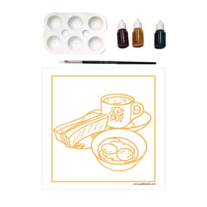 Batik DIY Painting Kit  |  CNY Traditional Tea, Kuih and Festive Treats | SD215-310