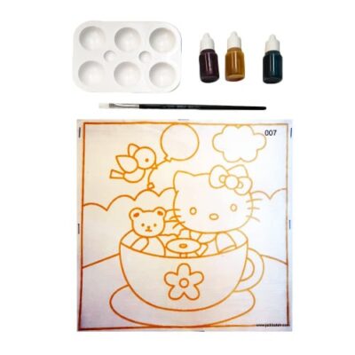 Batik DIY painting kit | Kitty Cat | SD215- 007