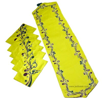 Batik Table Runner and Table Mat Sets (Hand Drawn) BC172-076