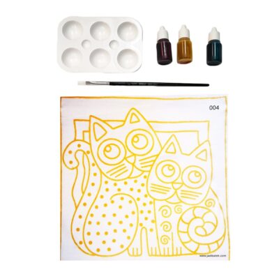 Batik DIY painting kit | Cats | SD215- 004