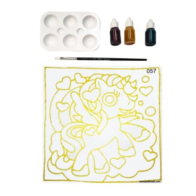 Batik DIY painting kit unicorn