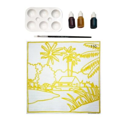 Batik DIY painting kit | Kampong Scene | SD215- 110